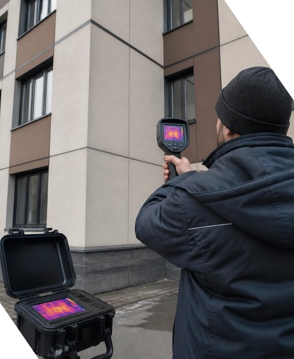 Тепловизионное обследование зданий и сооружений в Грозном